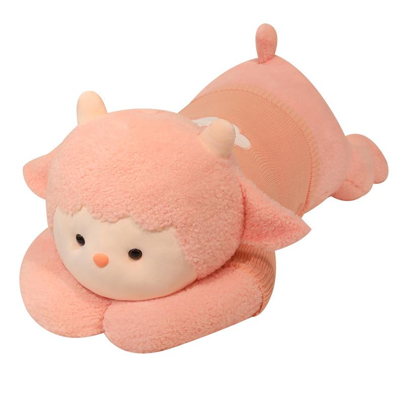 Large Sweater Lying Down Sheep Doll Plush Toy Sheep Doll Home Pillow Girl Soothing Doll