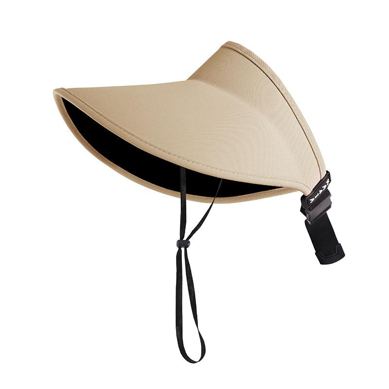 

New breathable enlarged and widened brim, empty top sunscreen cap, UV protection, adjustable hat circumference, wear on both sides One size adjustable hat circumference