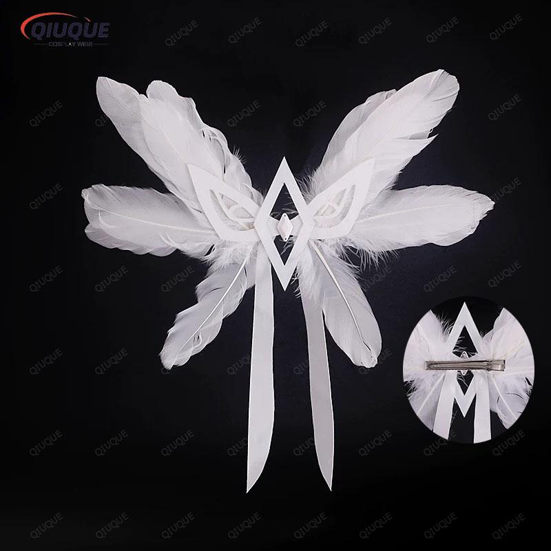Game Impact Fatui Cosplay Columbina Wig 105cm Long Gradient Heat Resistant Synthetic Hair Anime Party Wigs + Wig Cap