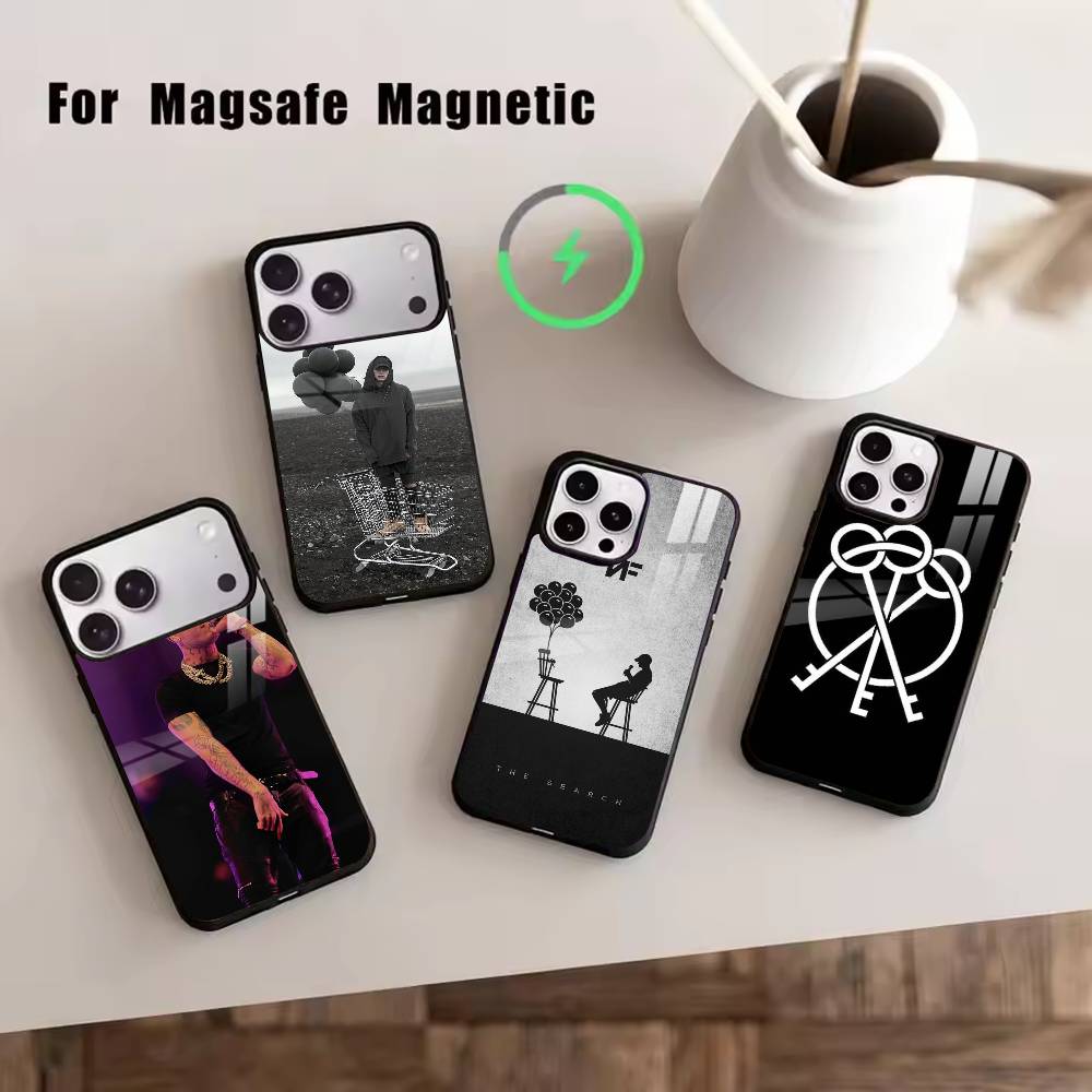 Singer NF Rapper Phone Case For iPhone17,16,15,14,13,12,11 Plus,Pro Magnetic with Magsafe Wireless Charging