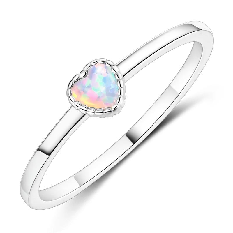 925 Silver Rings Sparking Purple White Pink Blue Zircon LOVE Wedding Ring Women Engagement Jewelry Anniversary Gifts
