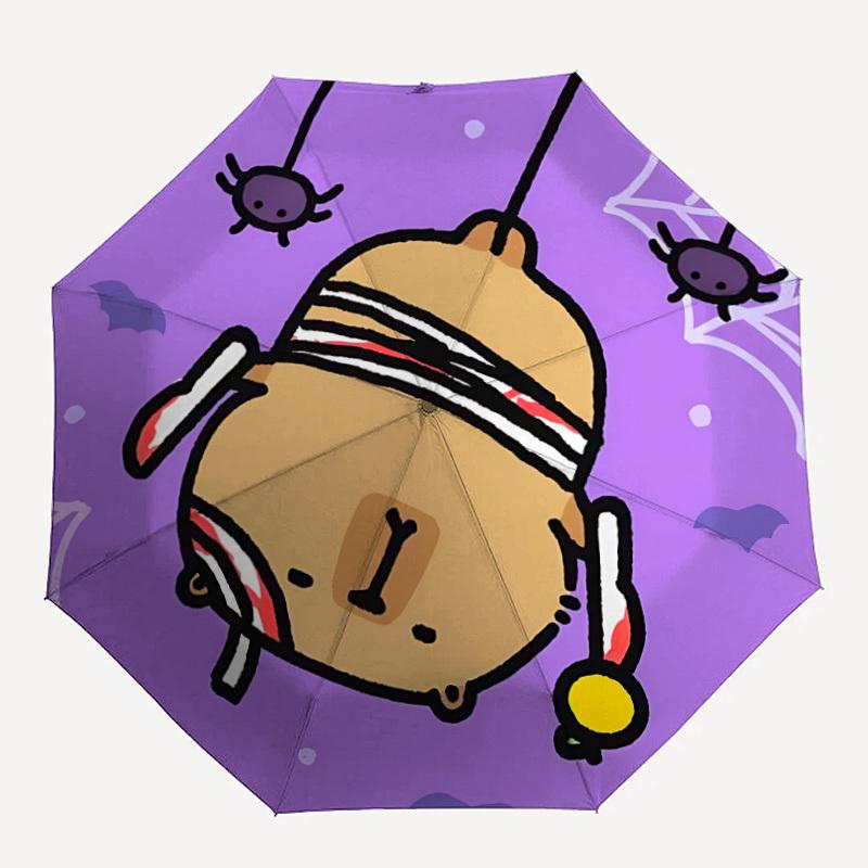 

1pc Halloween Spider Capybara Umbrella - Portable Home Essential, Durable Iron Frame with Rod Structure, Fashion Lovers yy250910116