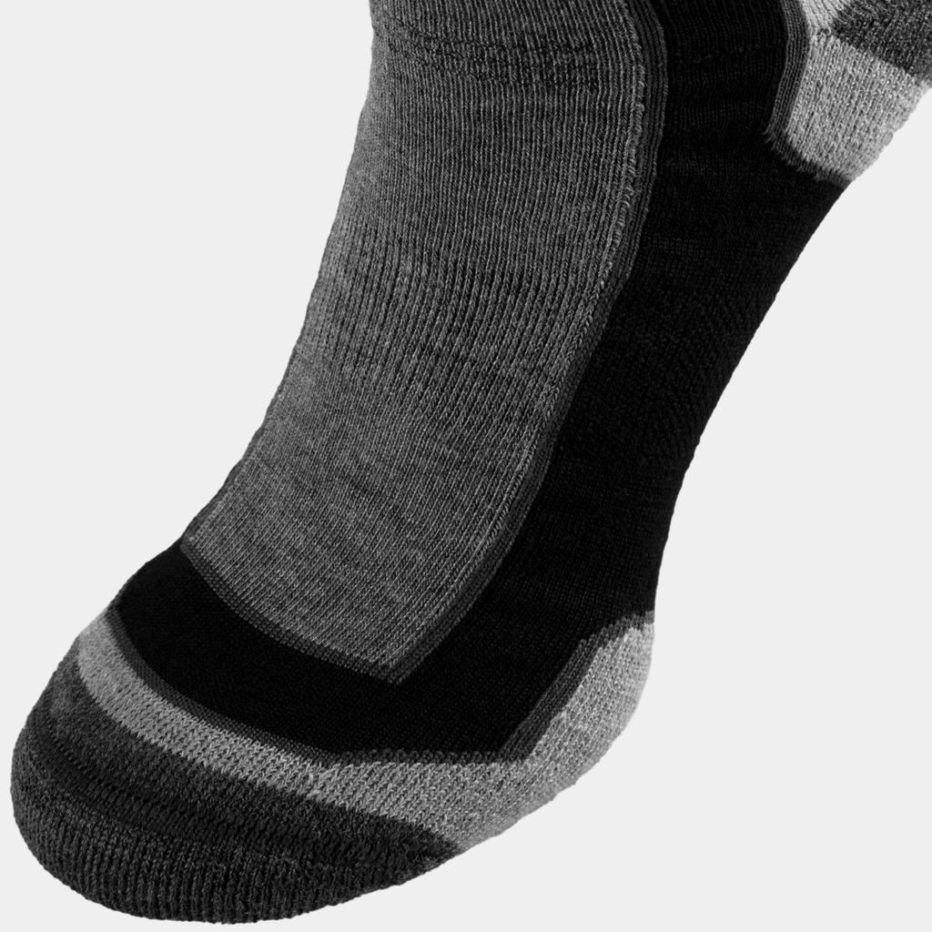 Alpinus Sveg Merino Coolmax Socks Black And Gray Pair Fi18439 Size 39-42