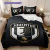 Emblema del Football Club Juventus Set da tre pezzi (1 * copripiumino + 2 * federa, senza nucleo) Copripiumino e federa Morbido e confortevole