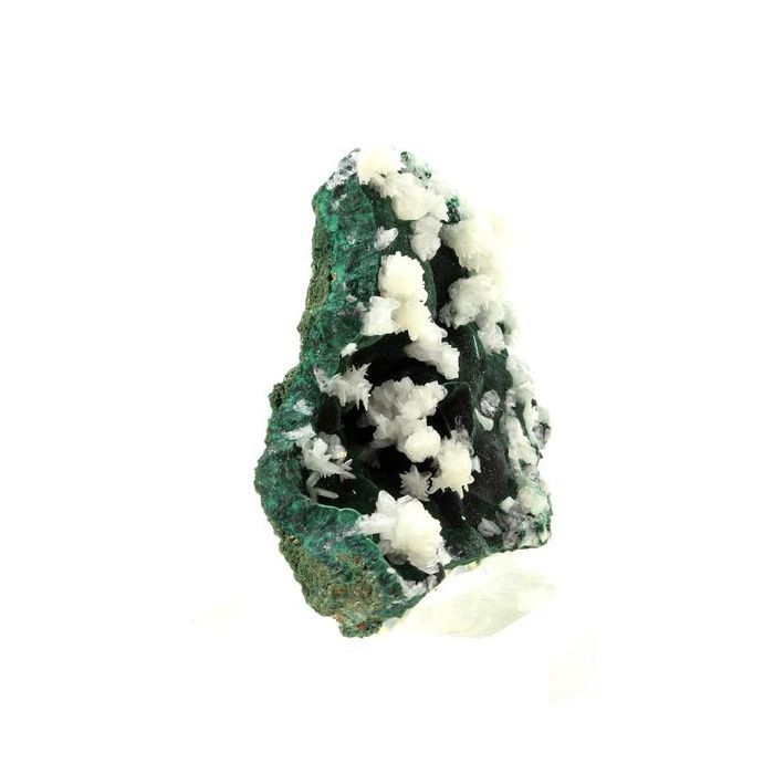 Pierres et Minéraux. Malachite + Cerussite. 792.0 ct. L'Etoile du Congo Mine, Lubumbashi, Congo.