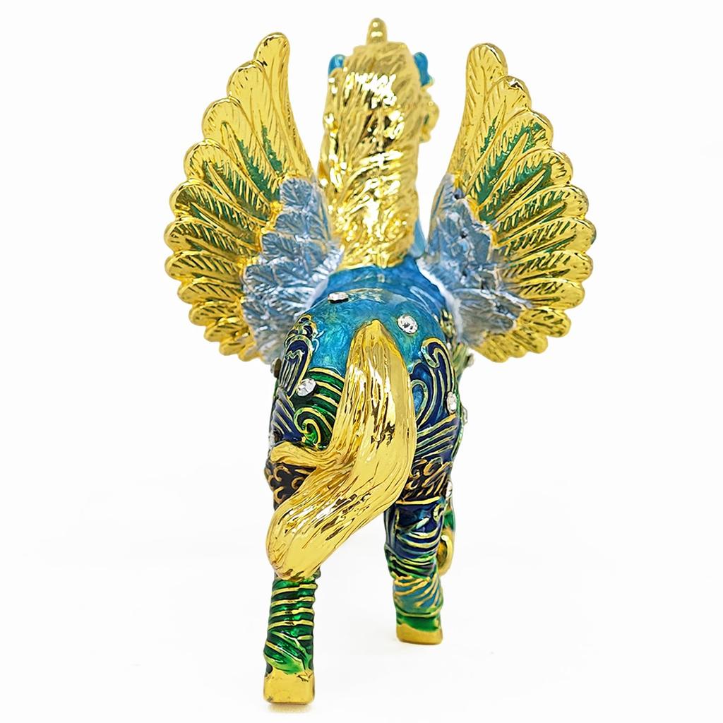 Heavenly Unicorn Figurine - Designed with the Black Tortoise (Genbu) of the Twenty-Eight Mansions - Healing, Good Fortune, Hope, Energy Charge - Feng