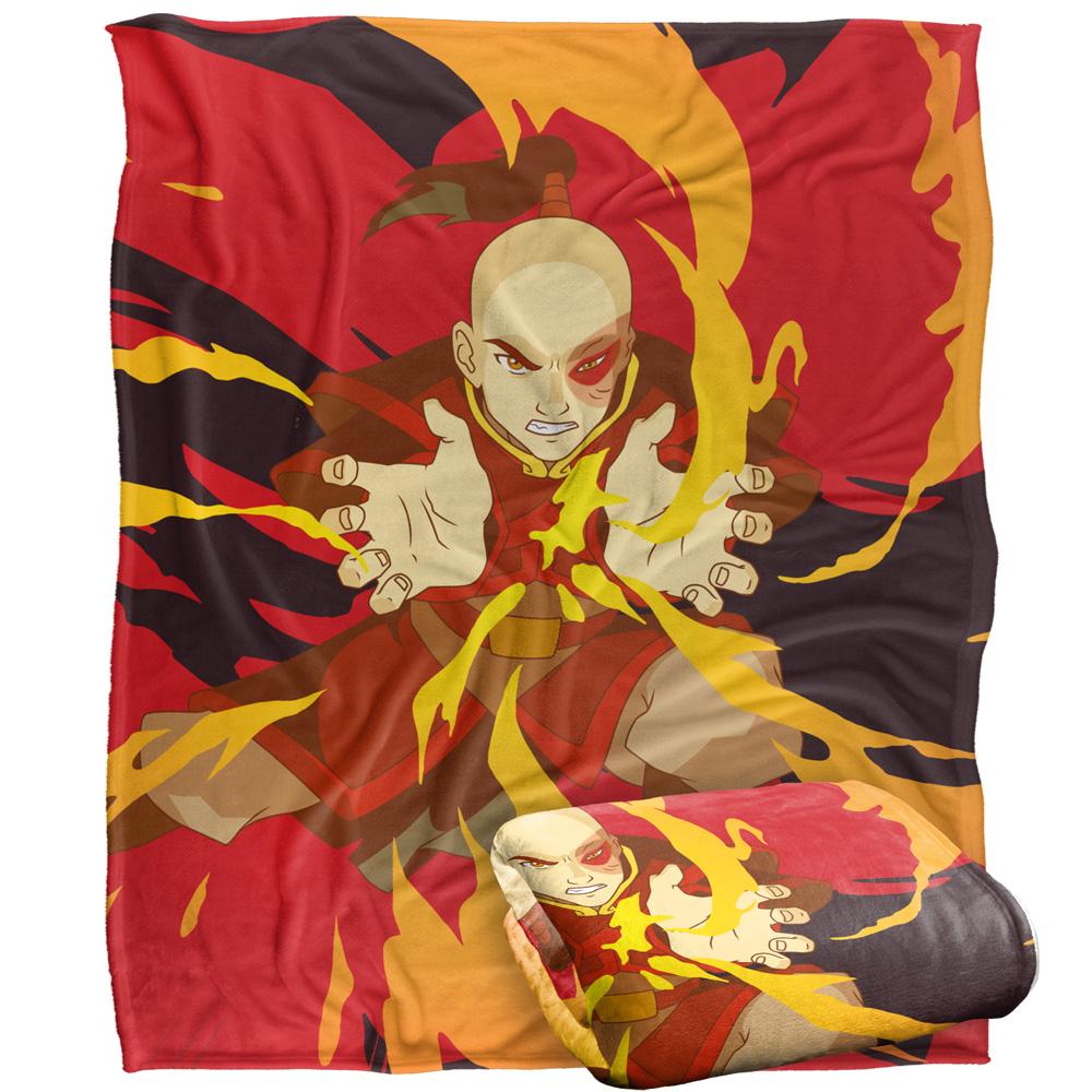 Avatar: The Last Airbender Silky Zuko Supersoft Blanket