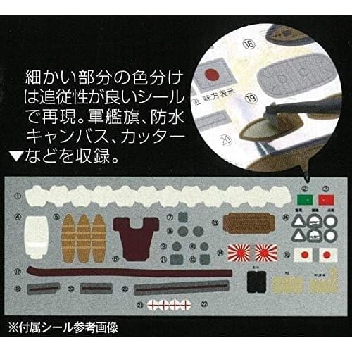 1/350 Ship NEXT Series No.3 Japanese Navy Kagero-class Destroyer Yukikaze Plastic Model