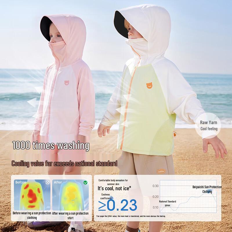 Betaisi Kids Unisex Hooded Sun Protection Jacket