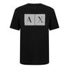 Armani Exchange Mens Geometric Cotton Regular T-Shirt