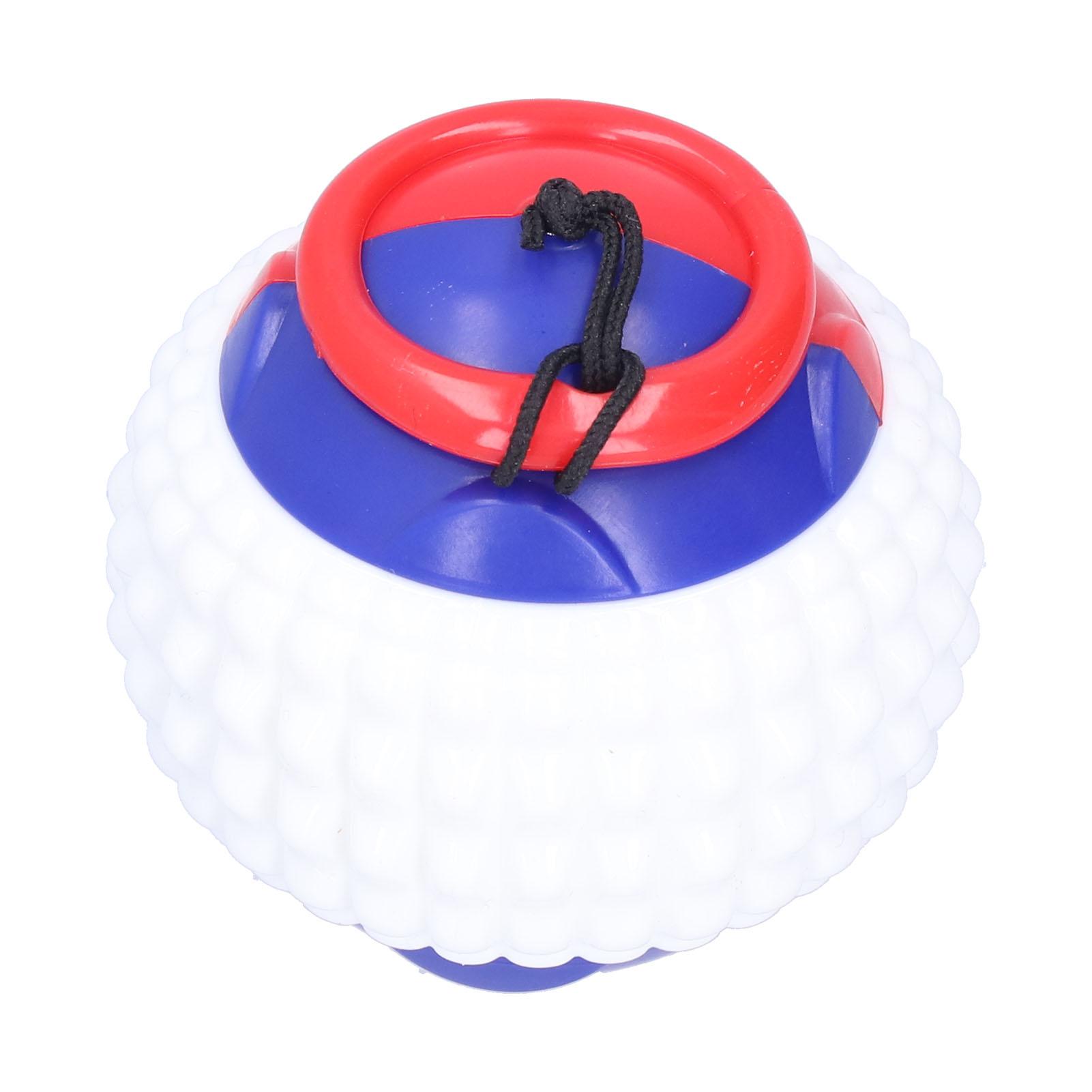 

Dog Training Ball Stretchable Pet Chewing Toy Dog with Durable Rubber Rope for Practicing Interactive PlayingBlue синій