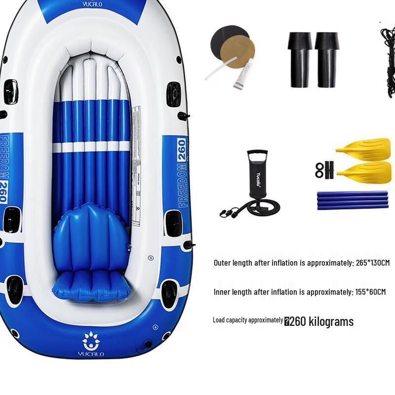 WEZHO 3-Person Inflatable Kayak & Rescue Boat