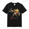 Dota2 Gaming TShirt Game Hero Printed Tshirt Top Shadow Fiend Pudge Axe Slardar Sven Wraith King Cent Phoenix Unisex Clothing