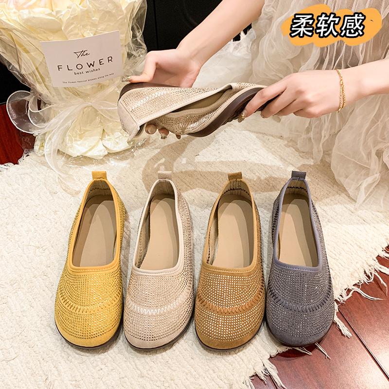 Fashion Fashion Everything Flat Girls 2025 Spring New Style Retro Soft Sole Casual Single Shoes