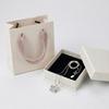 Pure S999 Fine Silver Lucky Star Necklace for Women, Luxury 5-Pointed Star Pendant with Zircon, Hypoallergenic High Purity Jewelry Gift with Box