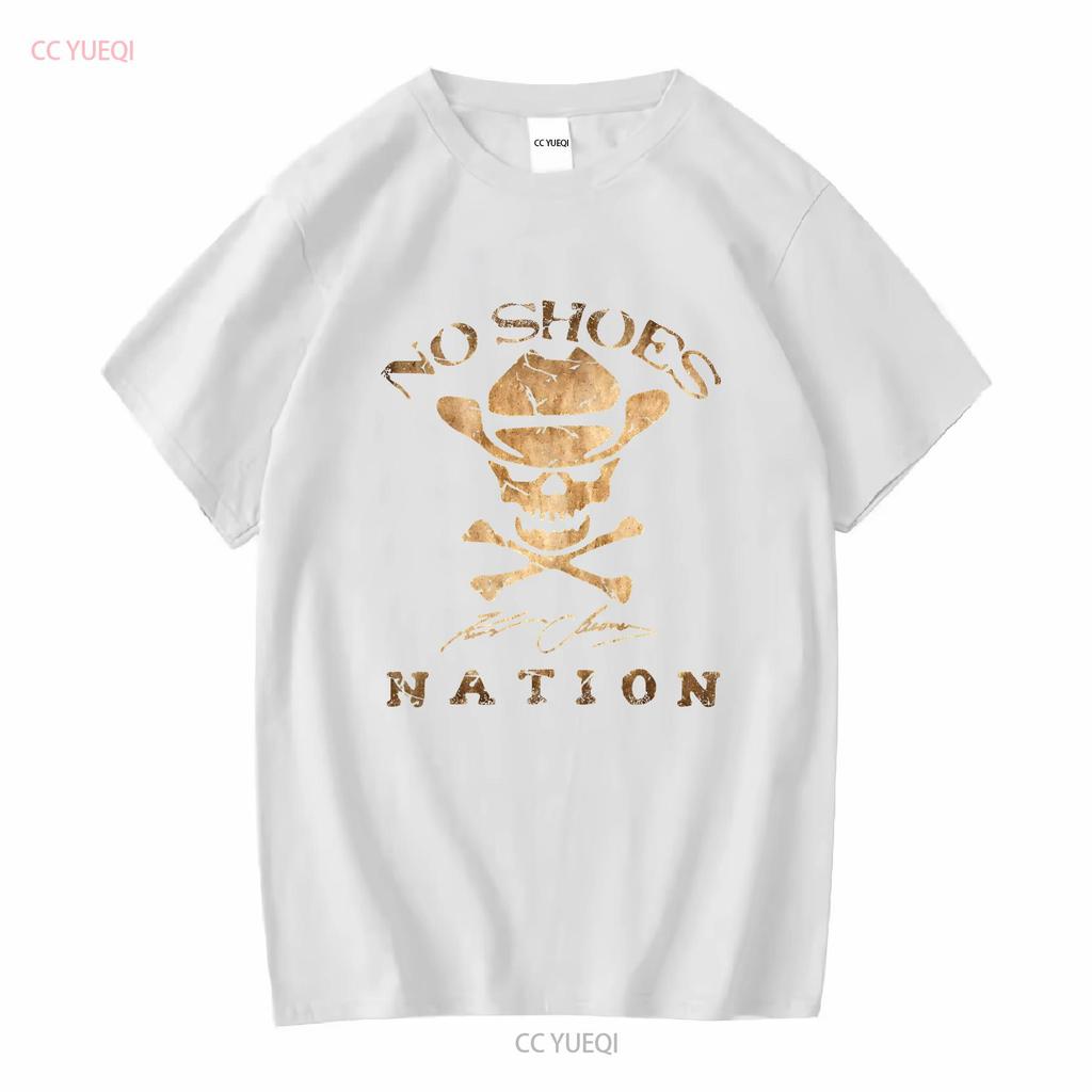 Live In No Shoes Nation Kenny Chesney T Shirt Everybody Wants To Go Heaven Long Or Short Sleeves Vintage Washed
