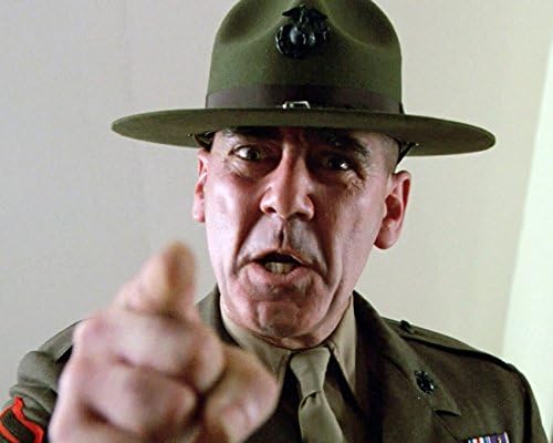 

R Ermey Full Metal Drill Sergeant Pointing 24x36 Classic Posteraluminum aluminum 20x30cm
