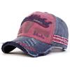 Fashion Letter Embroidery Men Hat Outdoor Sports Travel Baseball Cap Women Hip Hop Caps Designer Hats Broken Hole Hat Washed Hat