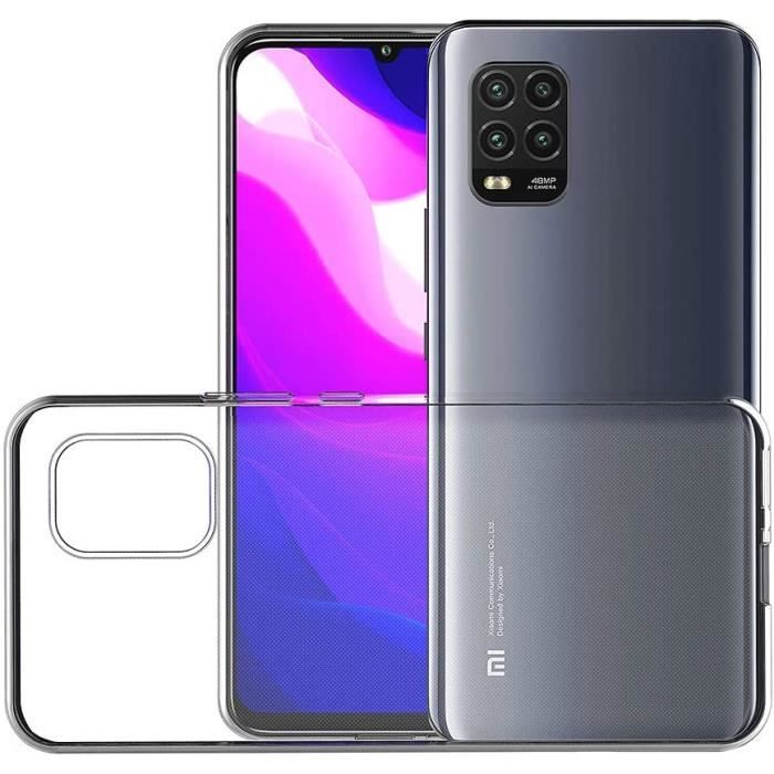 Coque - PHONILLICO - Xiaomi MI 10 LITE - Silicone Gel TPU - Transparent - Ultra Mince