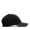 Hochwertige, solide schwarze Baseballkappe für Herren, PU-Visier, coole Snapback-Mütze, Hip-Hop-Trucker-Dad-Cap