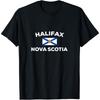 Halifax Nova Scotia Canada Canadian Flag City Tourist Gift T Shirt