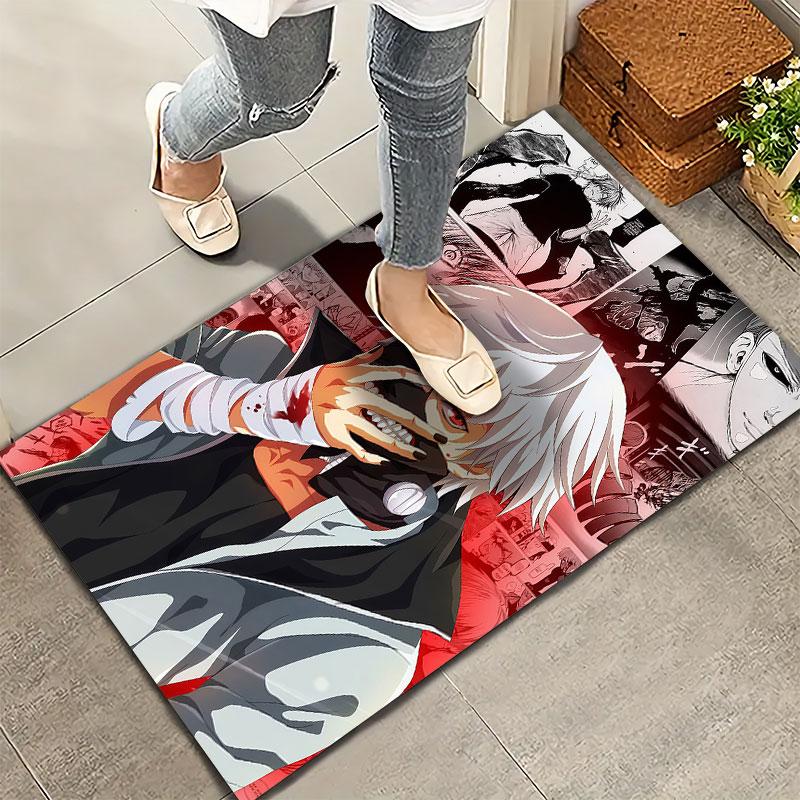 Tokyo Ghoul Teppich Teppich für Wohnzimmer Schlafzimmer Zuhause Sofa Dekoration Kinder Spielen Rutschfeste Bodenmatte