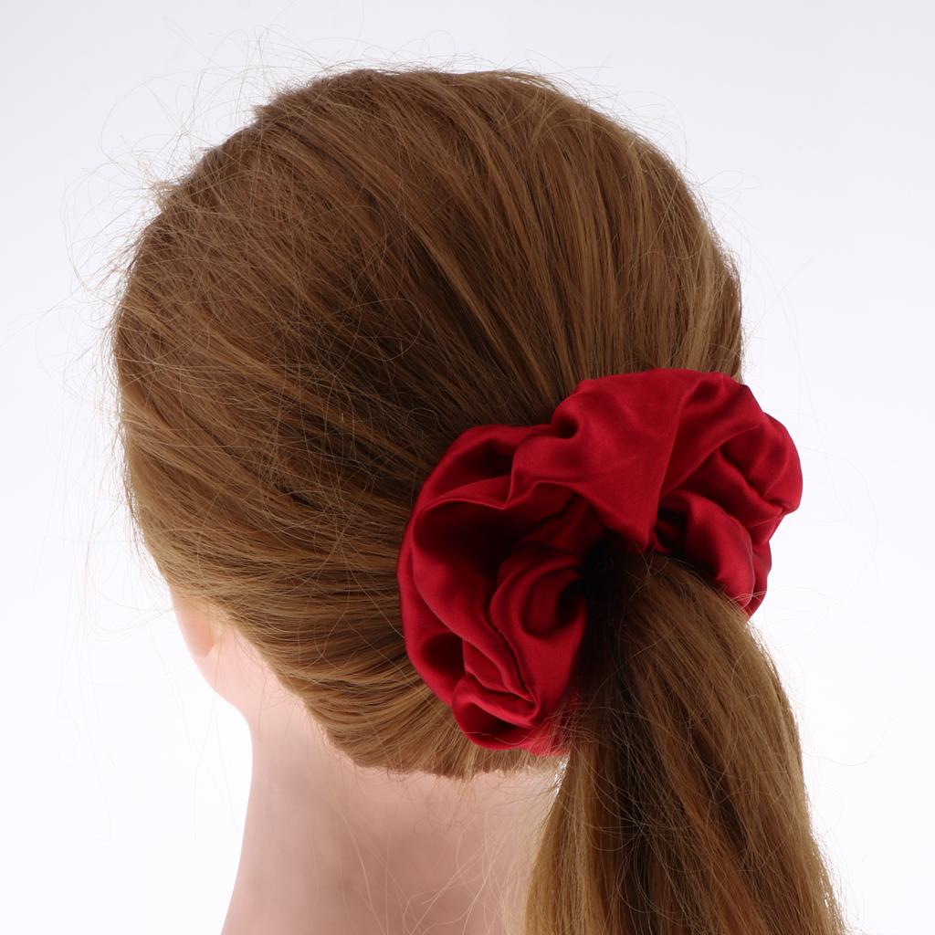 Large Floral Hair Band Ties For Thick