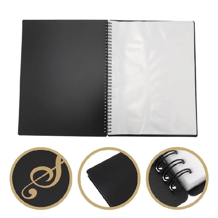 Multilayer Sheet Music Binder Folder Waterproof Documents Storage Holder Bag Flexible Sheet Music Organizer Enduring