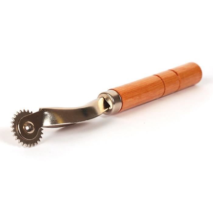 Roulette de couture - GRACRE - pour cuir et pâte FIMO - Sans fil - Précision - 2 rouleaux de remplacement