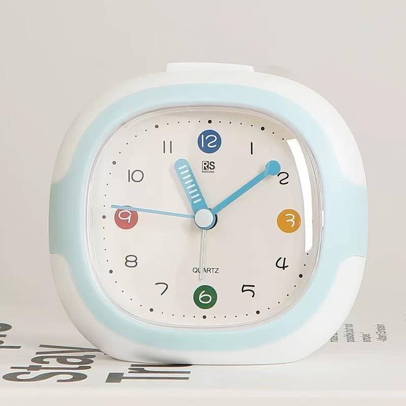 Silent Alarm Clock New Product Fashionable Student Bedside Small Alarm Clock Bedroom Luminous Clock Desktop Clock