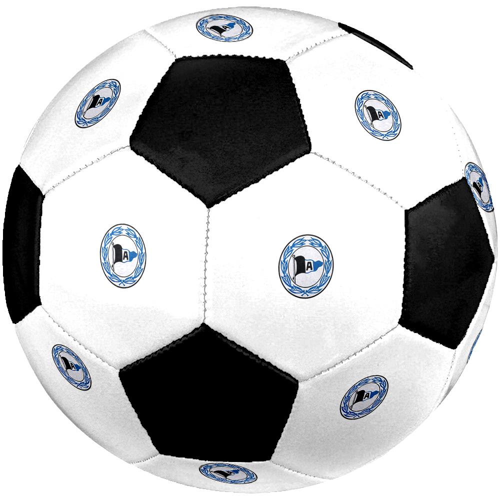 TAGLIA 5 Pallone da Calcio DSC Arminia Bielefeld Colorato Per Tutte le Età Cucito a Macchina PVC Pronto per la Competizione Resistente Ad Alto Rimbalzo