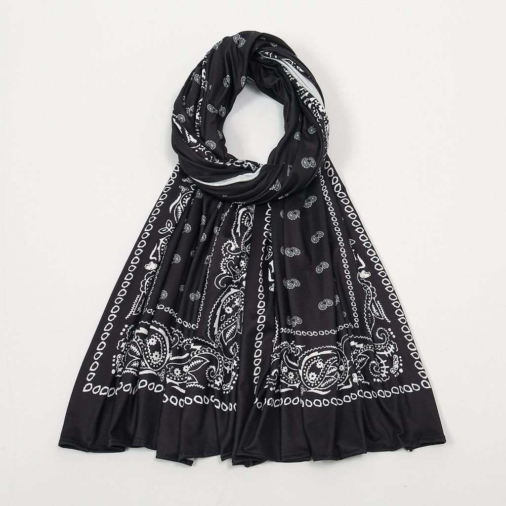 

Polyester Chiffon Floral Scarves For Women With Breathable Warmth And Windproof Functionality