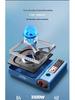 Portable Outdoor Gas Camping Stove with Magnetic Card Canister