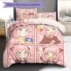 Spy x Family3 Pattern Bedding Quilt Set  Home Decoration  Gift (1 * duvet cover + 2 * pillowcase  without core)