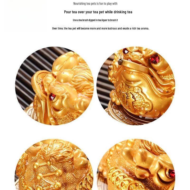 Color-Changing Fortune Resin Tea Pet