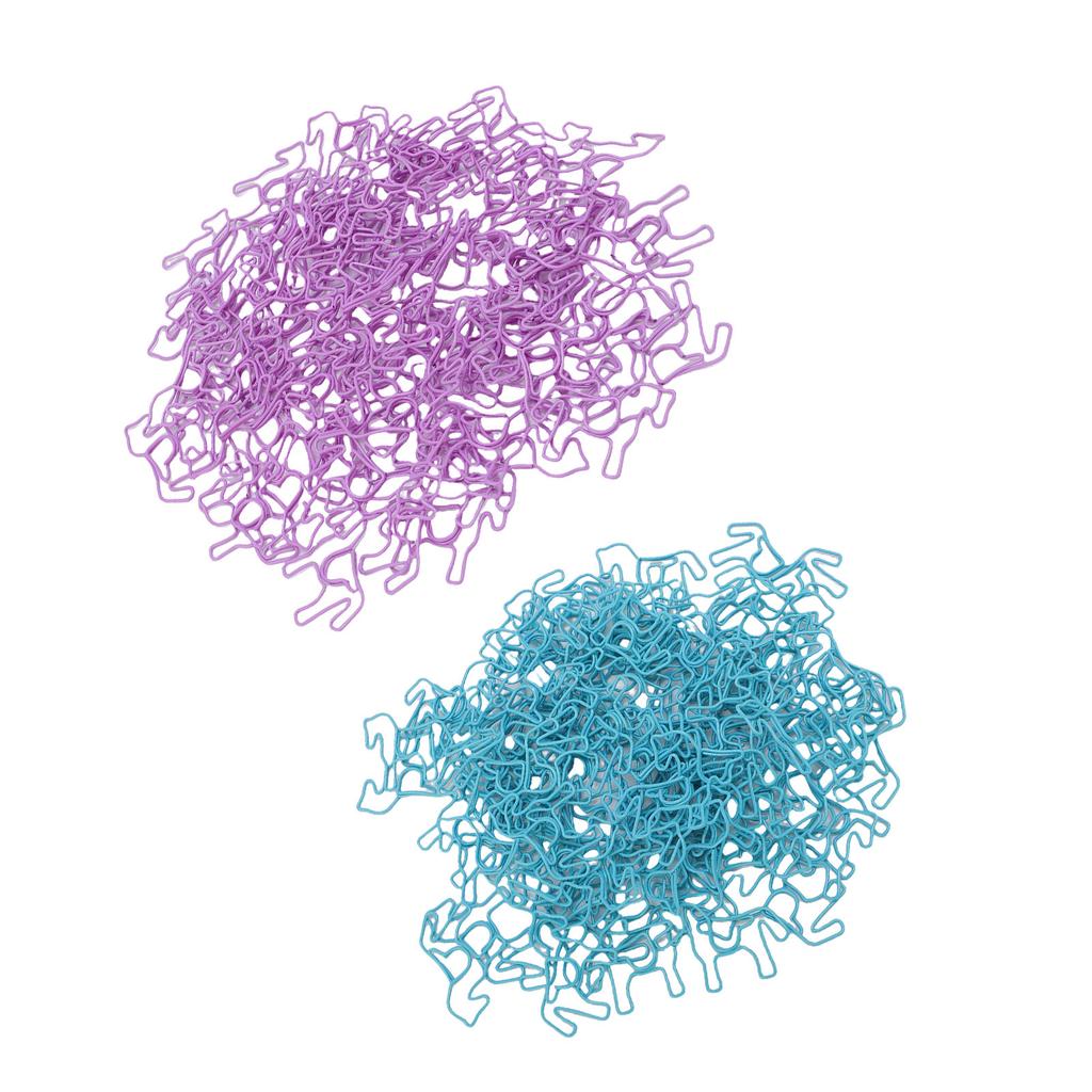 Horse Shape Paper Clips Multifunctional Cute Iron Horse Shaped Bookmark Clips with Transparent Box