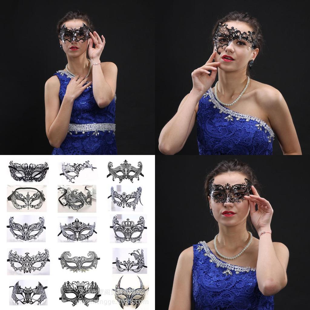 Stylish Metal Mask For Costume Parties And Halloween Events Intricate Cutouts