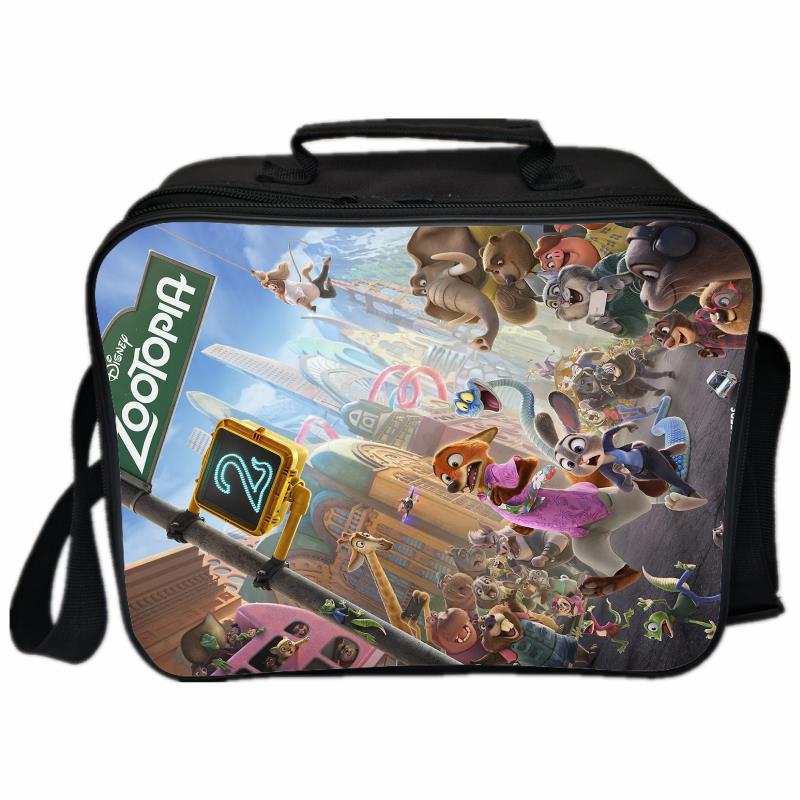 Zootopia Insulated Lunch Bag for Kids - Perfect for School & Outdoor Picnics