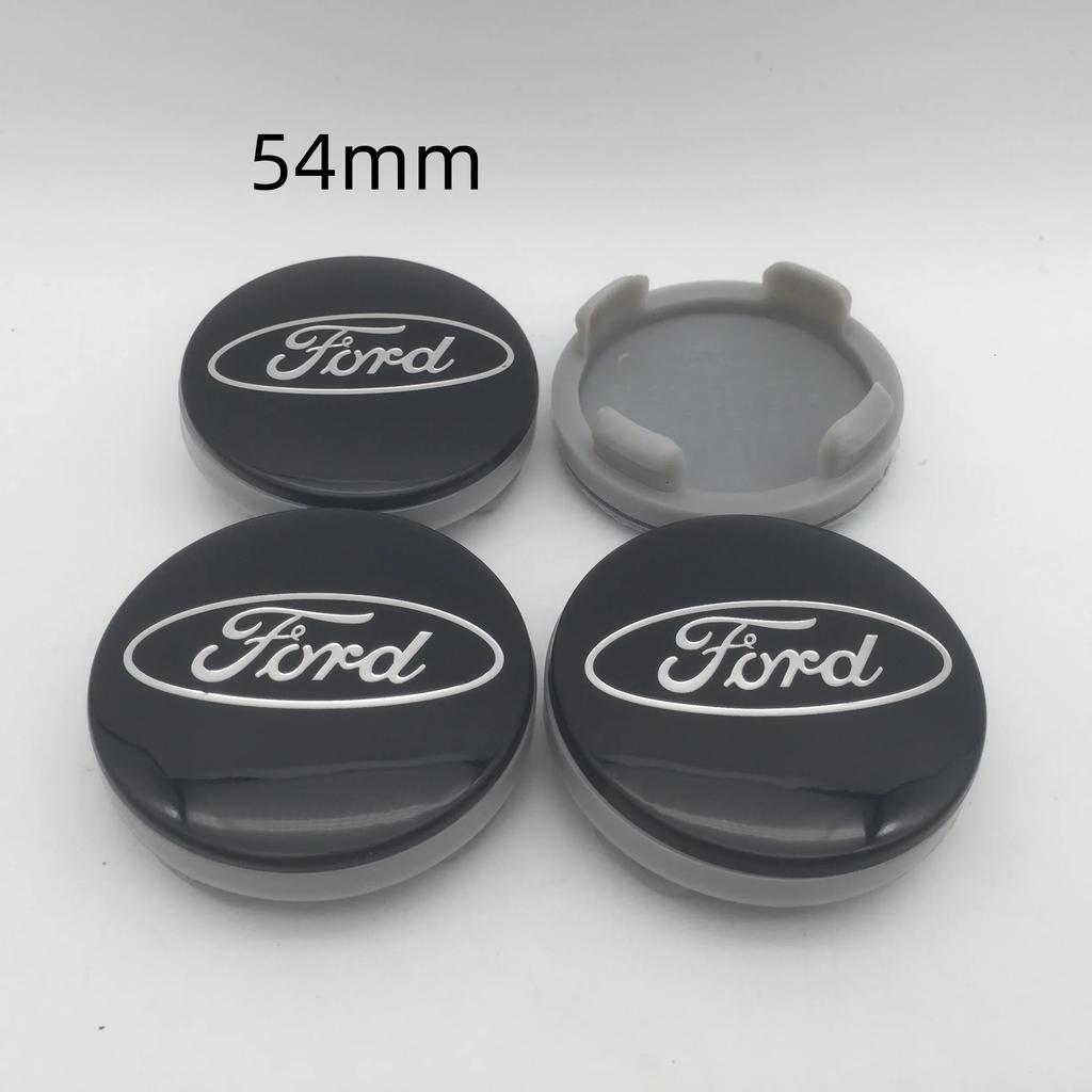 Nowe naklejki samochodowe 2026 4 szt. 3D do ford 54mm 63mm 66mm Emblemat samochodowy Nakładki na środek piasty koła Naklejka Odznaka naklejka Naklejka styling auto Acc