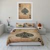Ace of Spades Vintage Bedding Set Bedding Set (1 Duvet Cover, 2 Pillowcases, Duvet Not Included)