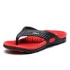 Men's Colorblock Massage Sole Flip Flops - Plus Size Lightweight Beach Toe Post Slippers for Outdoor Casual Wear