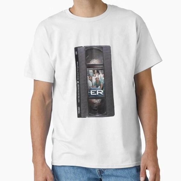 Er Vhs Classic Tshirt Made In Usaaus Tshirt S2xl S