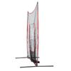 7x7 Ft Baseball Softball Practice Net, Portable Baseball Training Net for Hitting Catching Pitching, Backstop Baseball Equipment with Bow Frame, Carry