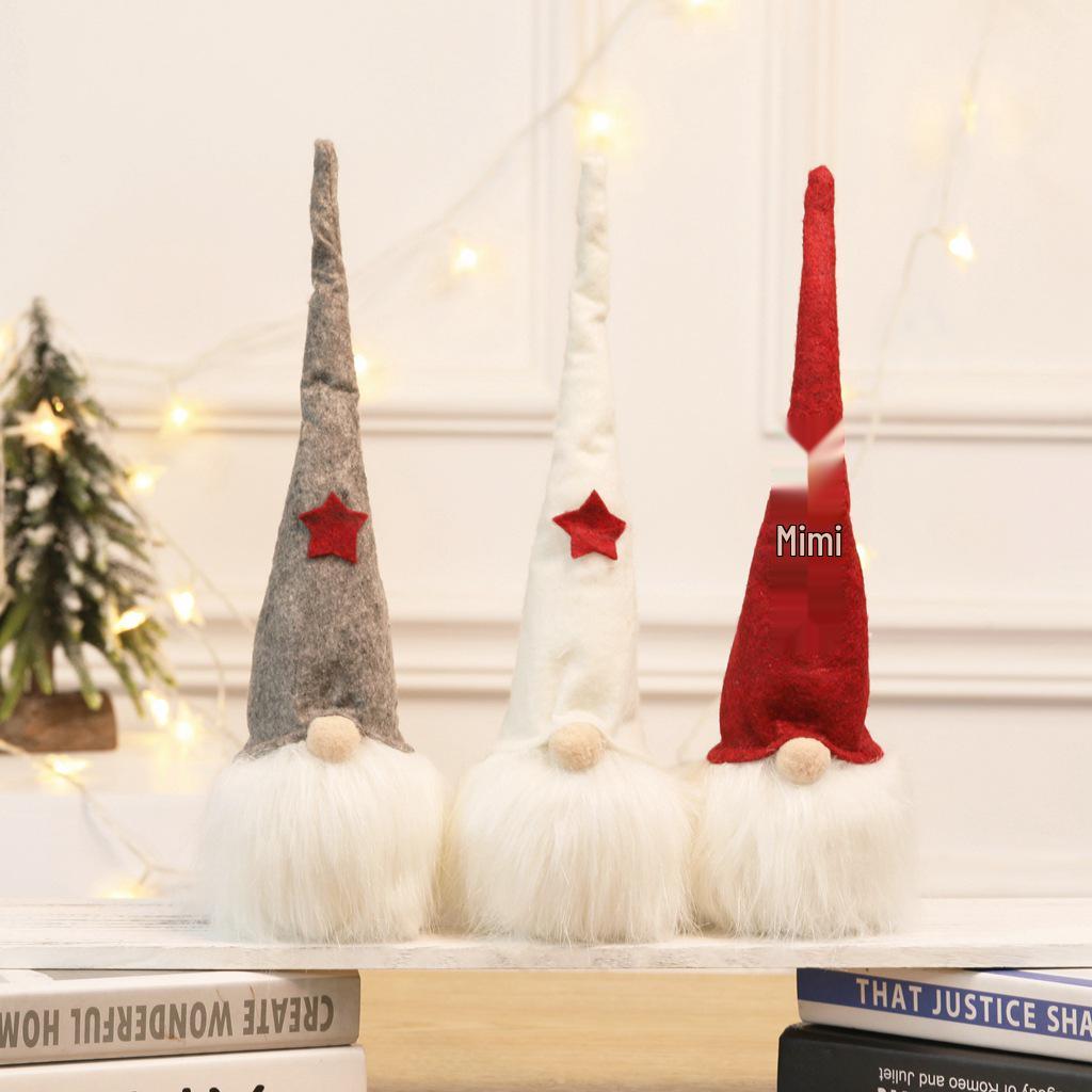 Creative Faceless Santa Claus Doll Ornament for Christmas Decoration