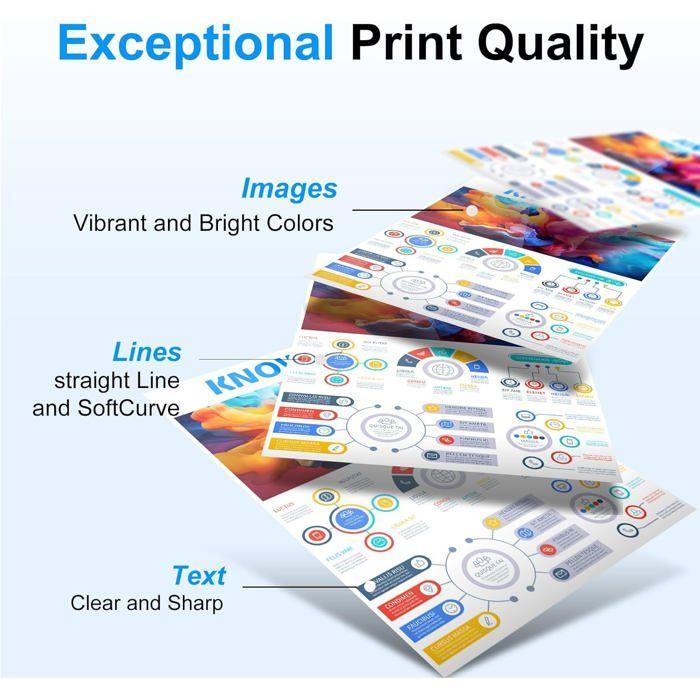 Cartouche d'Encre Compatible - 100DRINE - 305 XL - Noir et Couleur - Pack de 2 - Haute Capacité