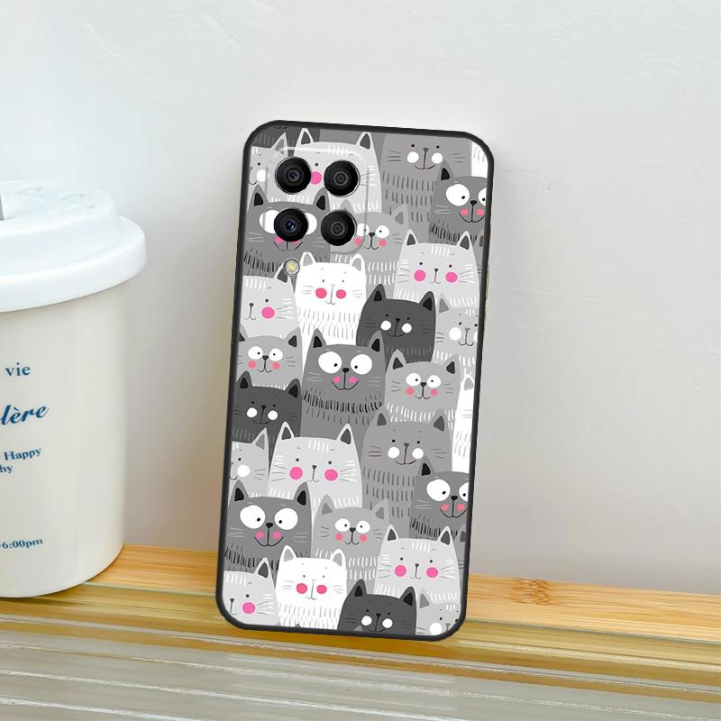 Funny Cat Collage Case For Samsung Galaxy M14 M54 M34 M13 M15 M36 M55 M35 M56 M16 M31 M11 M53 M12 M32 M52 M06