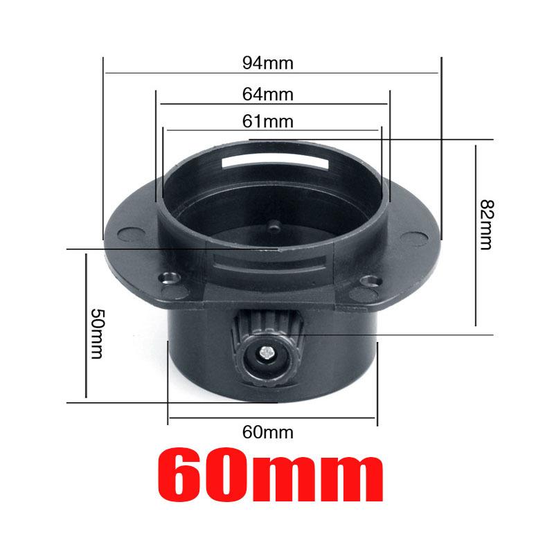 60/75/90Mm Ducting Reducer Outlet Adaptor Converter for Webasto Parts Parking Exhaust Pipe Connector Closable Open Regulatin
