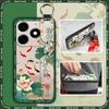 Soft case Fashion Phone Case For Tecno Spark20/KJ5 Lanyard Waterproof Ring Wrist Strap Back Cover Silicone Shockproof