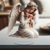 Guarder Angel Figurines Acrylic Angel Statues Table Decoration Ornament Collectible Figurines for Office Home Decors