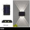 Solar Powered Solar Wall Lights Up And Down Luminous Lighting Garden Yard Decoration